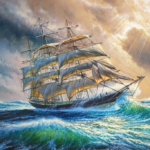 Puzzle Castorland 1000 elementów Puzzle Sailing Against All Odds 1000