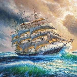 Puzzle Castorland 1000 elementów Puzzle Sailing Against All Odds 1000